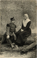 Scenes du Berry - Auprés de sa Payse - Folklore - Types