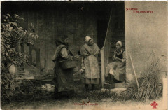 Scenes Champetres - Un bout de causette - Folklore - Types
