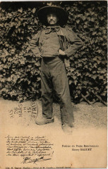 Poesies du Poete Bourbonnais Henry Baguet - Folklore - Types