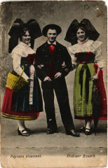 Paysans Alsaciens - Elsasser Bauern - Folklore - Types