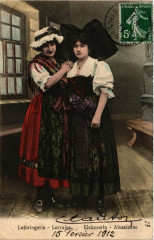 Lothringerin - Lorraine - Elsasserin - Alsacienne - Folklore