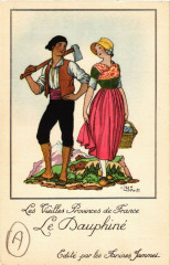 Les Vieilles Provinces de France - Le Dauphiné - Folklore - Types