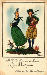Les Vieilles Provinces de France - La Bretagne - Folklore - Types
