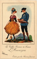 Les Vieilles Provinces de France - L'Auvergne - Folklore - Types