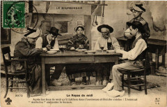 Le Bourbonnais - Le Repas de midi - Folklore - Types