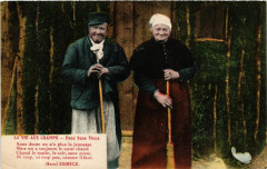 La Vie Aux Champs - Deux bons Vieux - Folklore - Types