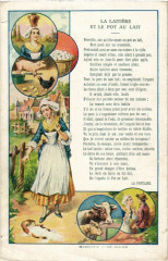 La Laitiere Et Le Pot Au Lait - La Fontaine - Folklore