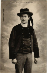 Jeune homme de Bannalec - Folklore - Types