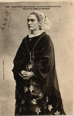 Carte postale ancienne Jeune Fille du Cap - Région d'Audierne et de la Pointe du Cap
                                                                     à Audierne
                                