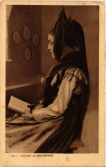 Jeune Alsacienne - Folklore - Types