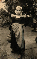 Fillette - Environs de Concarneau - Folklore - Types