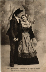 Environs de Chateaulin - En Foret du Cranou - Folklore - Types