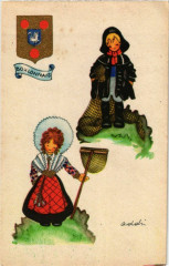 Boulonnais - Folklore - Types -
													France
												