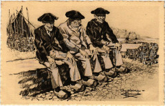 Audierne - Finistere - Folklore - Types -
													France
												