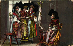 Alsaciennes - Elsasserinnen - Folklore - Types