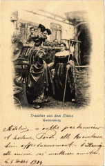 Alsace - Trachten aus dem Elsass - Kochersberg - Folklore - Types -
													France
												