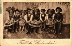 Alsace - Elsass - Fröhliche Weihnachten - Folklore - Types