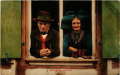 A Souvenir d'Alsace - Folklore - Types -
													France
												