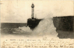 Dieppe La Jetee Effet de Vagues Lighthouse Phare