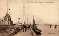 Le Havre La Jetee et le Semaphore Lighthouse Phare