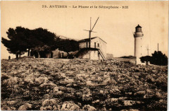 Antibes Le Phare et le Semaphore Lighthouse Phare