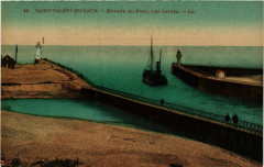 Saint-Valery-En-Caux Entrée du Port Les Jetees Lighthouse Phare
