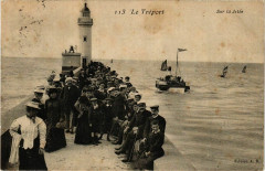 Le Treport Sur la Jetee Lighthouse Phare