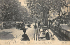 Paris La Tranchee Au Boulevard Saint Martin