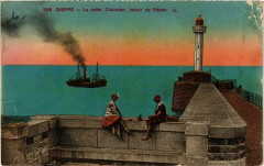 Dieppe La Jetee Chalutier Lighthouse Phare
