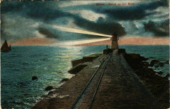 Memet Abend an der Mole Lighthouse Phare