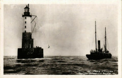 Transbordement d'un Gardien Phare d'Armen Lighthouse Phare