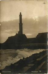 Genova Lanterna carte photo real photo Lighthouse Phare