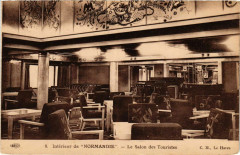 Intérieur de Normandie - Le Salon des Touristes - Ships
