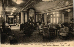 Le Paquebot Paris Grand Salon Ships Cie Gle Transatlantique