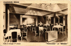 Foucauld et Brazza - Salle a Manger 1re Classe - Ships