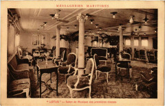 Lotus - Salon de Musique - Ships - Messageries Maritimes