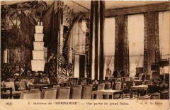 Intérieur de Normandie - Une Partie du Grand Salon - Ships