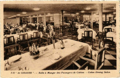 S/S de Grasse - Salle a Manger des Passengers de Cabine - Ships