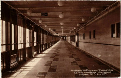 Intérieur du Paquebot Champlain - Le Pont Promenade - Ships