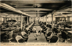 Le Transatlantique La Provence - Salle a Manger - Ships