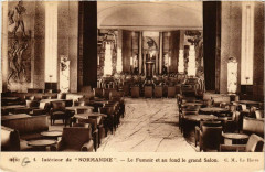 Intérieur de Normandie - Le Fumoir - Grand Salon - Ships