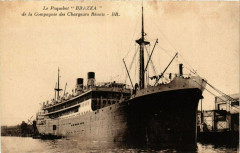 Le Paquebot Brazza - Compagnie des Chargeurs Reunis - Ships