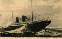 Le Paquebot La Lorraine a travers l'Atlantique - Ships
