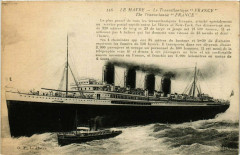Le Transatlantique France - Le Havre - Ships