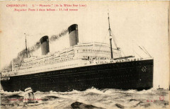 L'Homeric - White Star Line - Cherbourg - Ships