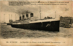 Le Paquebot La France de la Cie générale Transatlantique Ships