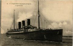 Nos Paquebots Transatlantiques l'Aquitanie - Ships