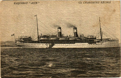 Paquebot Asie - Cie Chargeurs Reunis - Ships