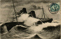 La Provence par gros temps - Le Havre - Ships
