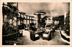 S/S Normandie - Jardin d'hiver 1ere Classe - Ships